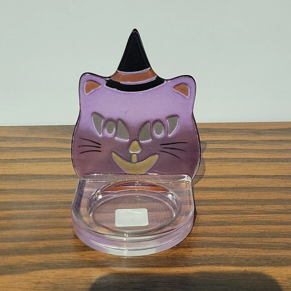 PARTYLITE P9700 Witch & Cat Tealight Pair